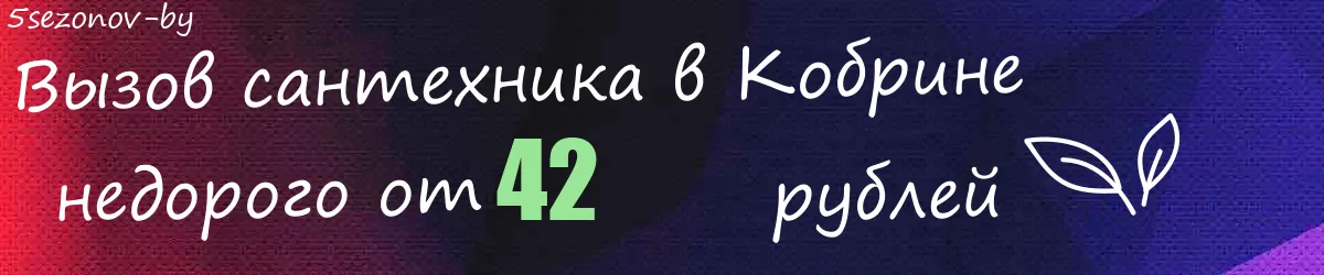 Сантехник в Кобрине